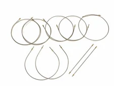 Stainless Steel Brake Line Kit. All Lines Cut To Length And Flared With Fittings
