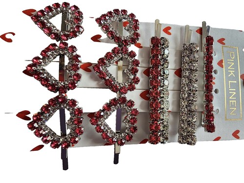 Auth HERMES Barrette Hair Clip White/Pink/Green/Silver Silk  display picture 1