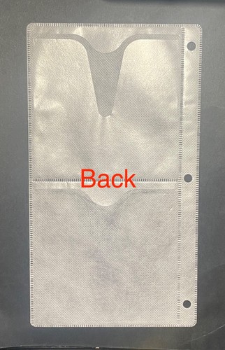 5x Optical Disc CD/DVD Double Sided Binder Insert Sleeves - Afbeelding 2 van 2