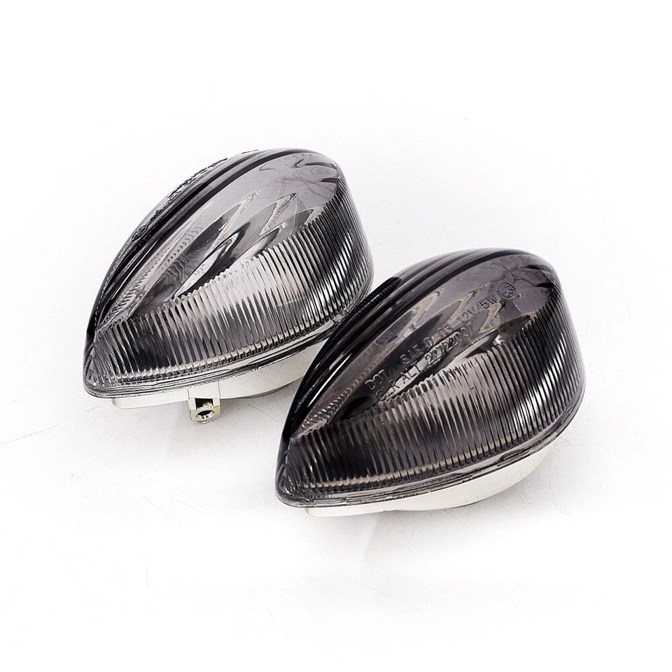 Turn Signal Cover Fit Yamaha 09-10 FZ6R 09-20 VMAX 1700 07-08 R1 06-10 R6 Smoked - Image 2 of 4