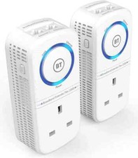 BT Broadband Extender Flex 1000 Kit Wired AV1000 Powerline Adaptor - Twin