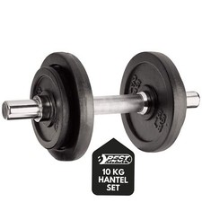 Best Sporting Hantelset Kurzhantel Hanteln 10 kg Gusseisen | Hantel verstellbar
