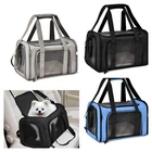 Pet Carrier Bag Large Cat Carrier Handbag Portable Dog Travel Bag Breathable