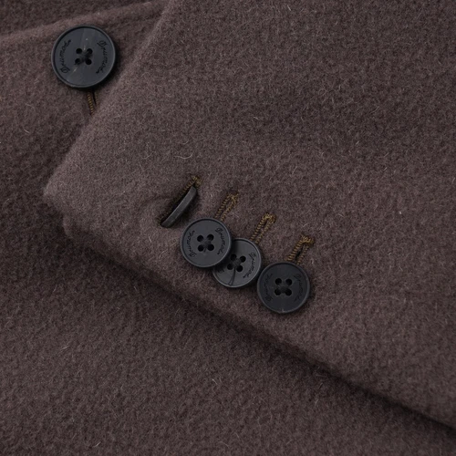 Drumohr F/W 24-25 Soft Textured Garment-Washed Wool Overcoat 40R (Eu50) Coat NWT image 6