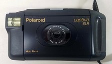 Vintage Black Polaroid Captiva SLR Instant Camera Land Camera - Point and Shoot