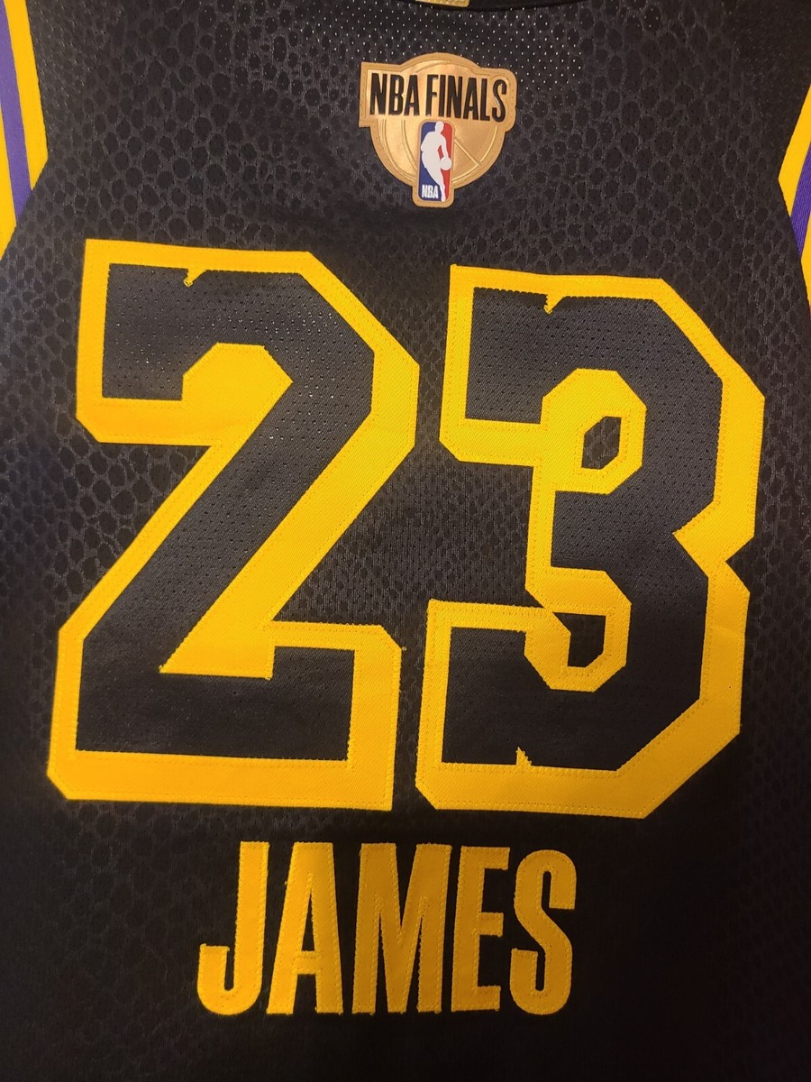 Lebron James 2019-20 NBA Finals Los Angeles Lakers Black