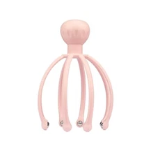 Scalp Head Massager Headache Relief Steel Balls Stress Relaxation Scratcher Pink