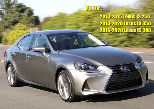 4X Window Deflector Visors Rain Guard Vent Shade for 14-20 Lexus IS 250 300 350 - Picture 2 of 8