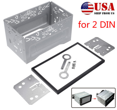 Car Stereo Install Dash Bezel Panel For Car Radio DVD Player Mounting Frame 2Din