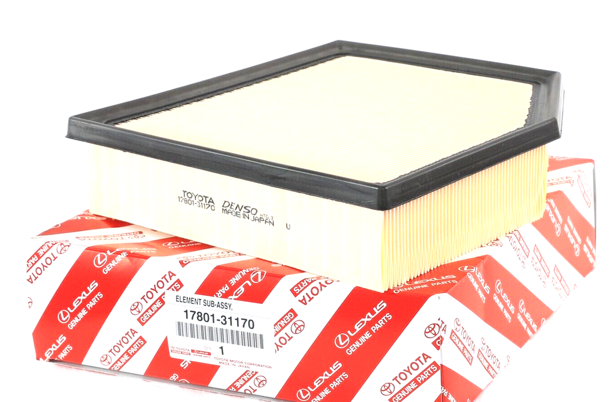 しん Genuine Toyota/Lexus NEW OEM FACTORY ENGINE AIR FILTER 17801