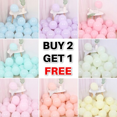 Pastell Luftballons LATEX klein 5'' Helium Qualität Hochzeit Geburtstag Party Deko BALLON