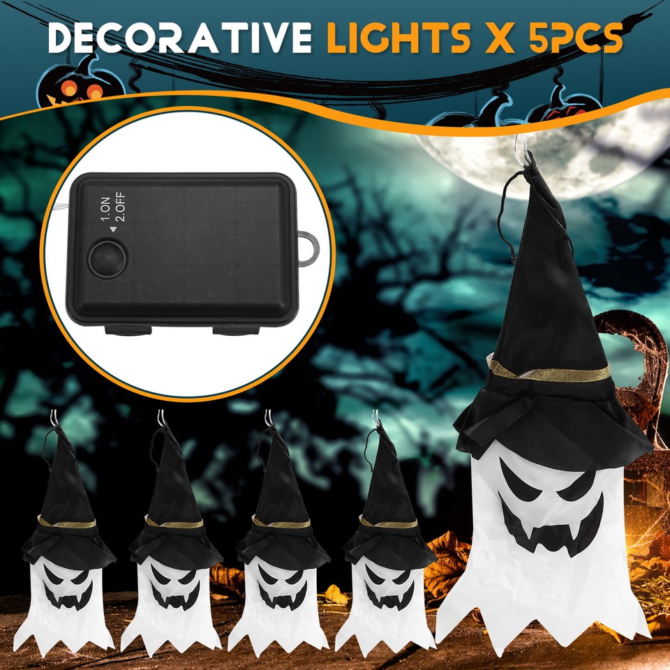 JOYIN Halloween Skelett Geist 1,7m - Animierter Sensenmann Mit Sound & LED Augen