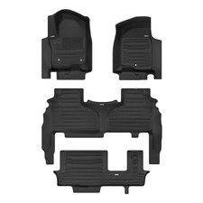 Tuxmat Custom Floor Mats For Gmc Yukon 8-seater - 2021-2026 - Full Set Tuxmat Custom Floor Mats For Gmc Yukon 8-seater - 2021-2026 - Full Set