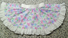 180 Square Dance Apron Skirt Easter Pastel Spring Colors