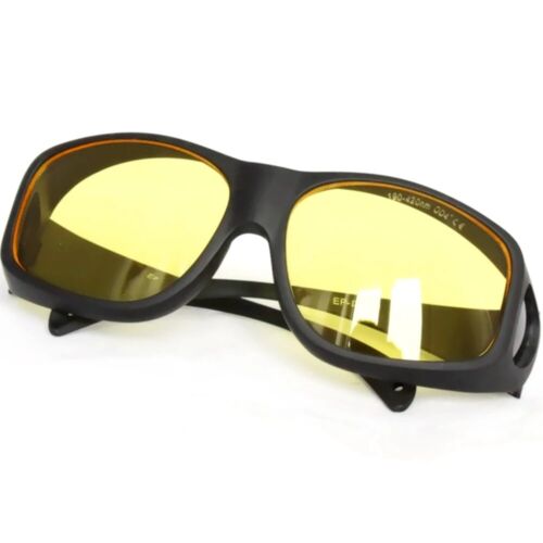 190-420nm Laser Protective Goggles Wide-spectrum Continuous Absorption UV OD5+ - Afbeelding 1 van 6