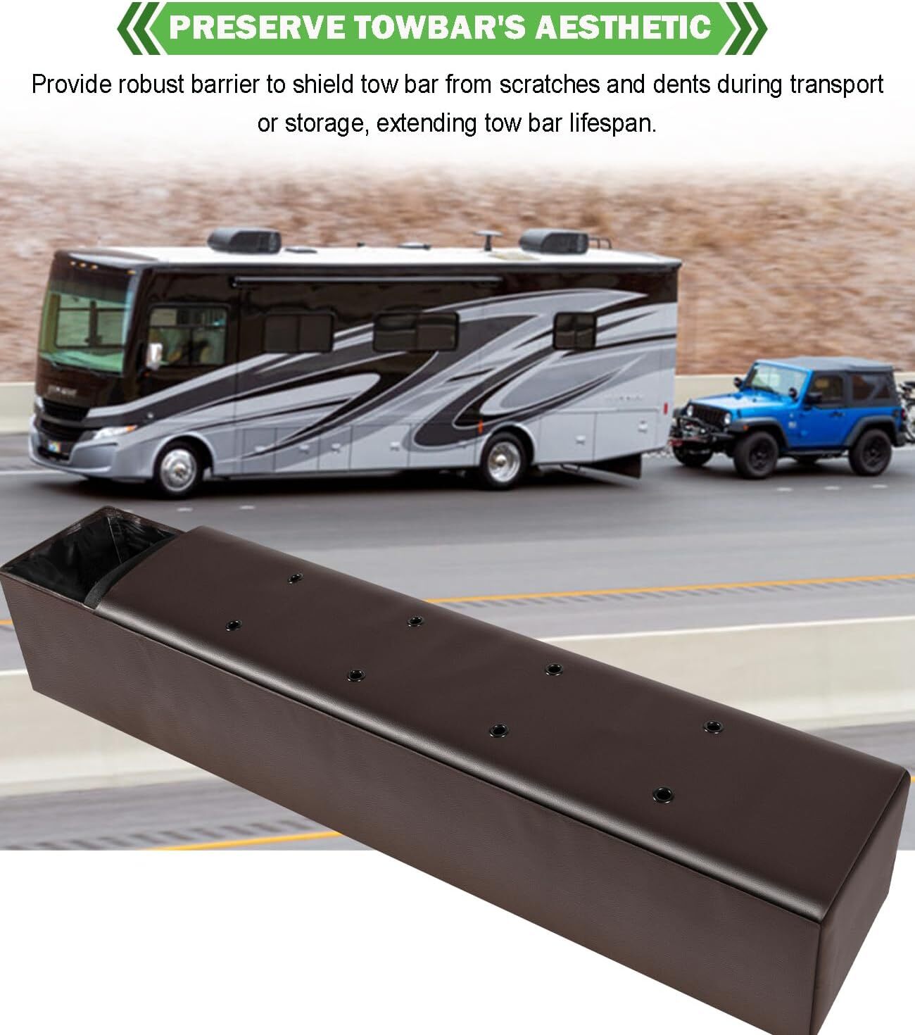 for Blue Ox BX88309 Avail Ascent Apollo Tow Bar Cover Storage Bag Protection