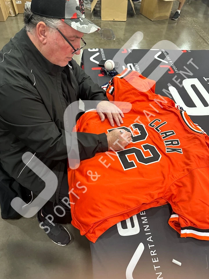 Camiseta firmada autografiada por Jack Clark MLB San Francisco Giants certificado de autenticidad JSA Foto 4 de 4