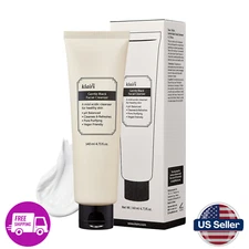 Dearklairs Gentle Black Facial Cleanser, 4.73 Fl Oz | Vegan, Low Ph, Hydrating