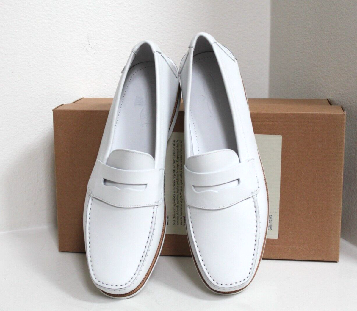 JM WESTON Bateau Water Resistant Penny Loafer Men main image 4