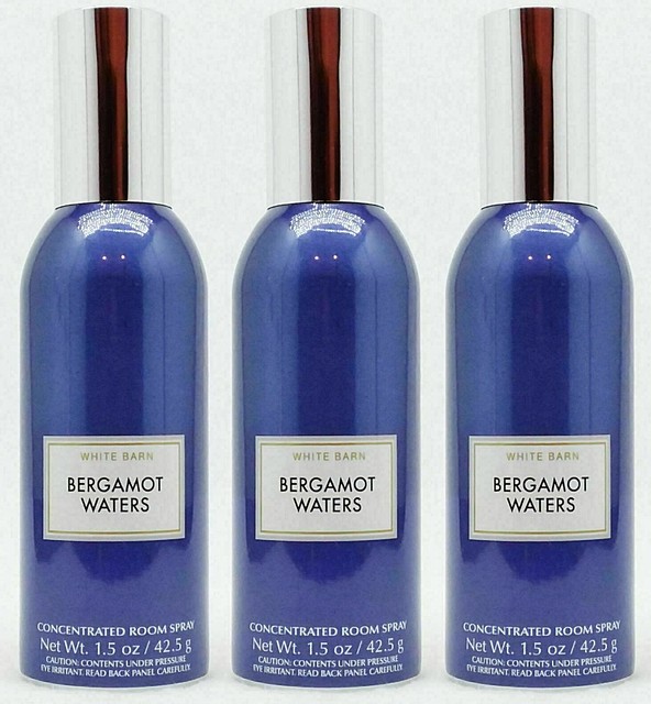 Bath Body Works BERGAMOT WATERS Mini Concentrated Room Spray Perfume 3 Cans NEW eBay