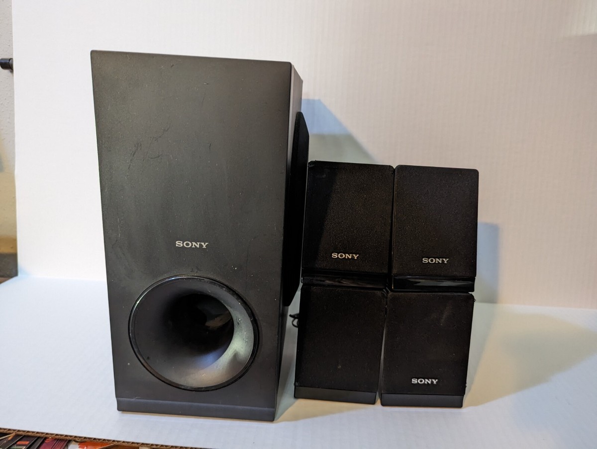Sony Home Theater Speaker Sound System (3)SS-TS121 (1)WS121 (1)CT121
