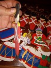 Large Lot Of Vintage Christmas Tree Ornaments Mostly Wood — photo 9