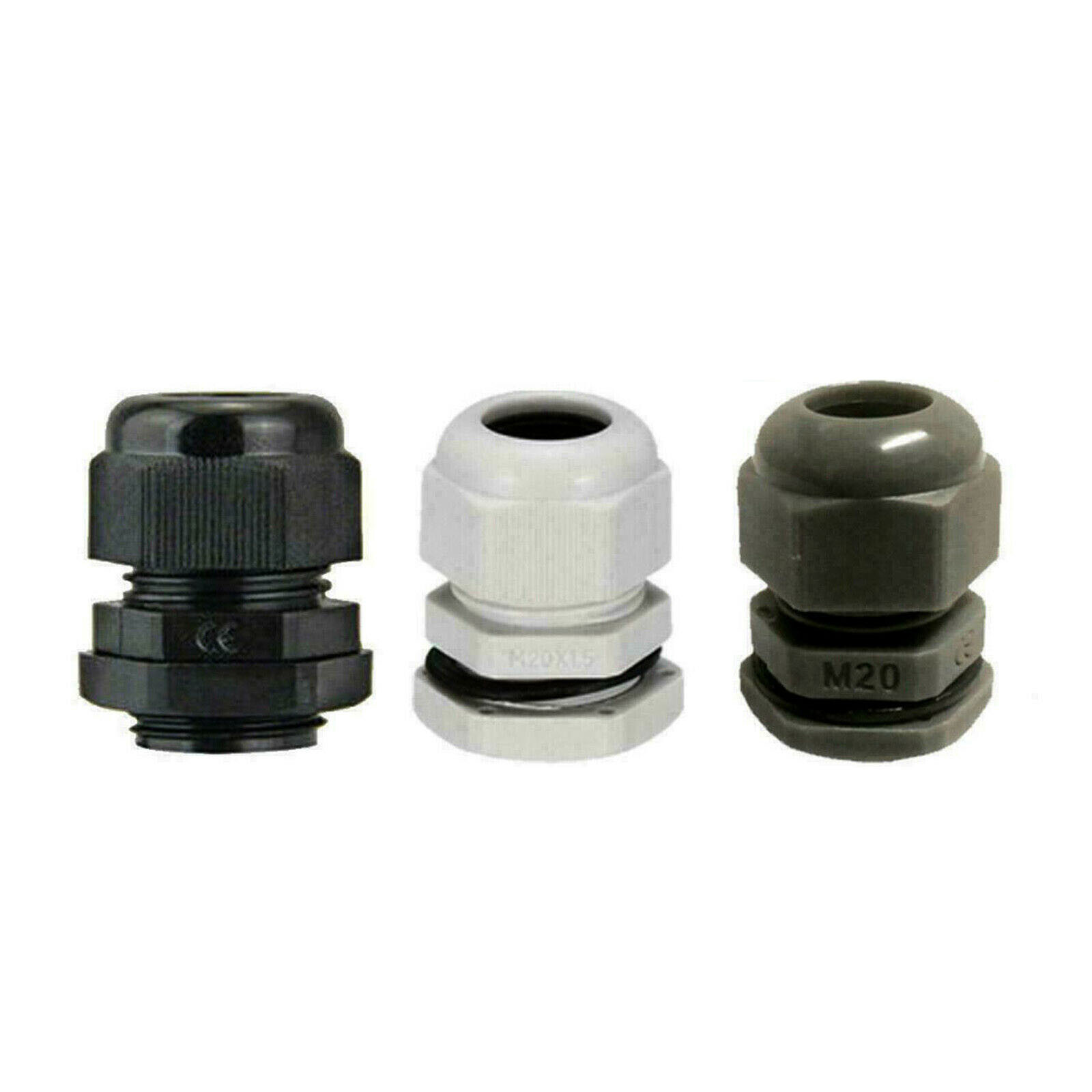 40 Pcs M12 M16 M20 M25 X 1,5 Presse-étoupe Plastique Cable Gland - Foto 8