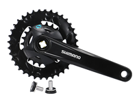 Shimano Kurbelgarnitur FC-M315-B 2X7/8-Fach 36-22 ZäHne Mtb Kurbel 175 Mm
