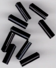 Black Dart Flight Protectors: 3 per set