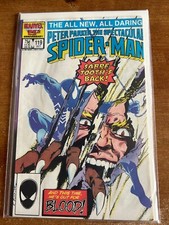 Marvel Comics Spectacular Spiderman #119 October 1986 Sabretooth