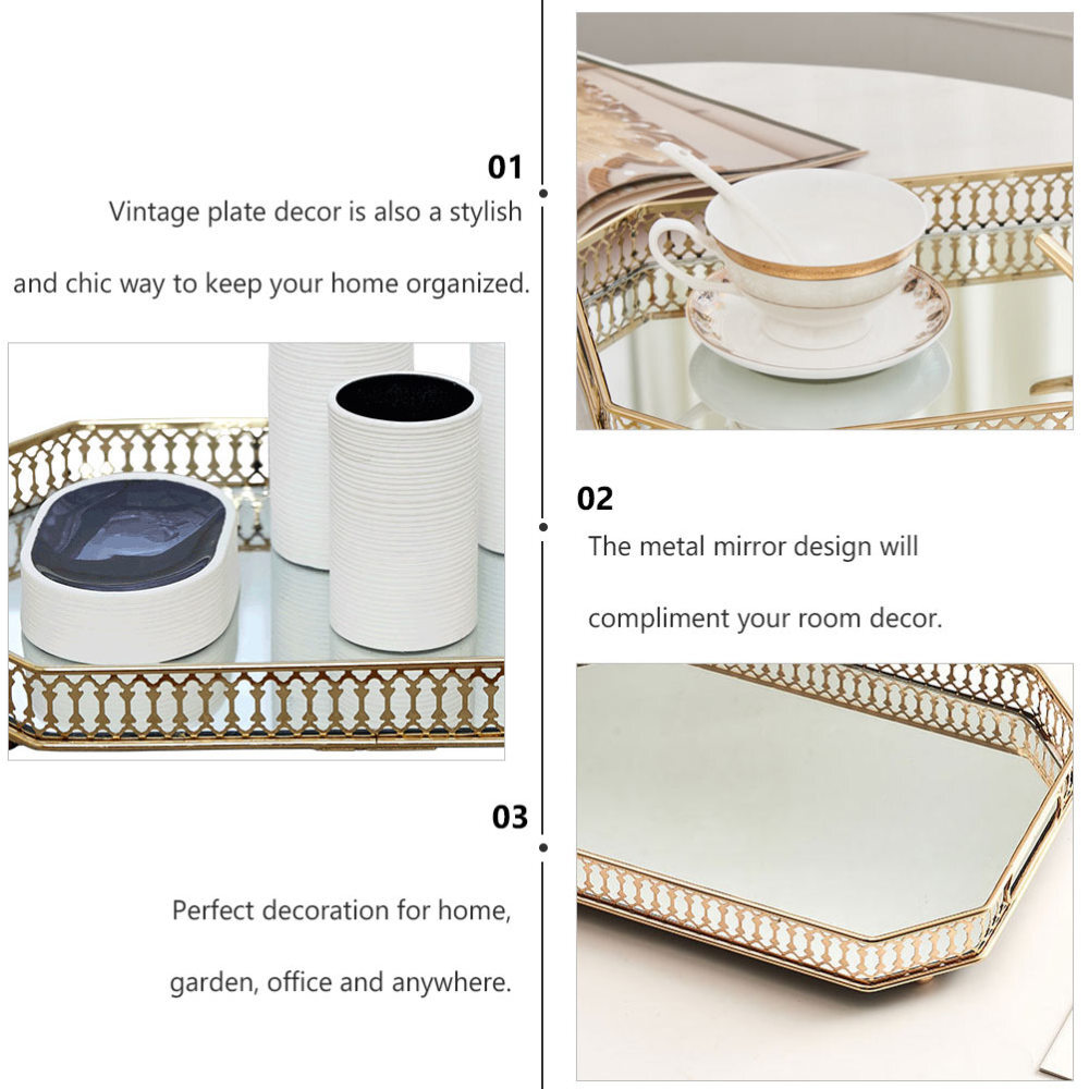 Storage Tray Glass Fruit Bowl Jewelry Holder Plate Guest Towel eBay