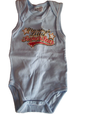 Baby Gr.86 Body hellblau Ergee Schlupfkragen Schrittknöpfung