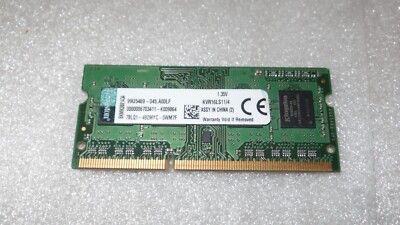 KINGSTON KVR16LS11/4 4GB PC3L-12800S nonECC DDR3-1600 1.35V SO-DIMM #rn9