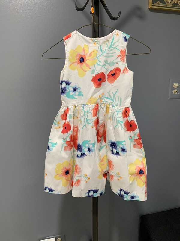 5T CRAZY 8 Girls Dress, Striped Style. (Comfortable, Very Cute!)