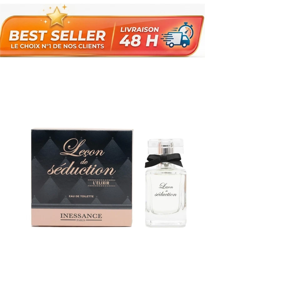 Eau de toilette femme Inessance Paris Leçon de Séduction 50 ml - Photo 1/1