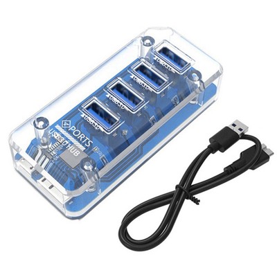 4XUSB3.0-Splitter-HUB Laptop-Desktop-Computer-Hub Multi-Port-USB-Dockingsta3742