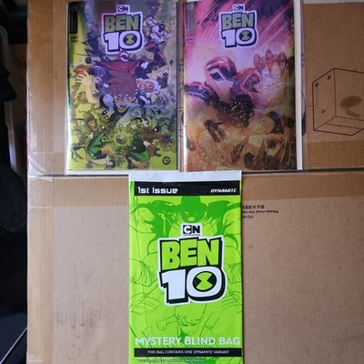 Ben 10 Dynamite Comic 2026 #1 #2 Foil Cover Blind Bag First Print