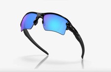 Oakley Flak 2.0 Sunglasses Prizm Sapphire Lenses Black Frame