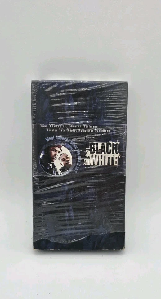 Black and White (1999) – Rare VHS – Robert Downey Jr., Jared Leto, Method Man – Foto 2 de 3