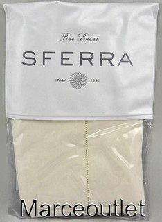 Sferra Celeste 3990 Long Staple Cotton Percale ONE STANDARD Pillowsham Ivory