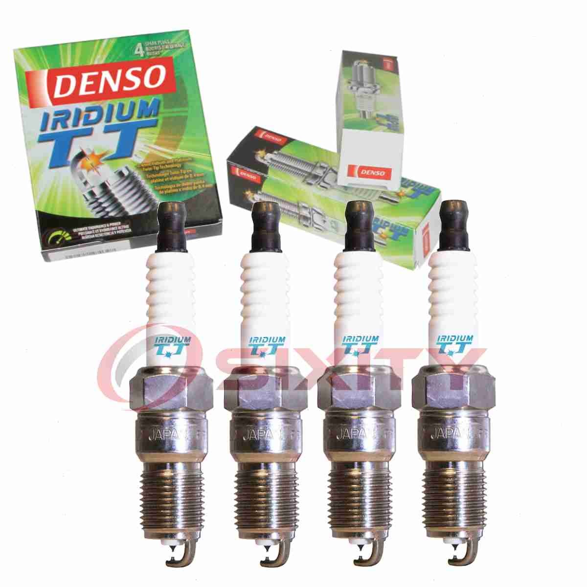 4 pc Denso Iridium TT Spark Plugs for 1986-1993 Mercedes-Benz 190E 2.3L L4 ot