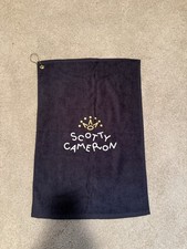 Scotty Cameron Vintage Golf Towel Navy Blue Clip On Towel