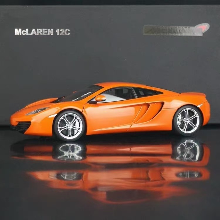 SUPER RARE* Autoart 1/18 McLaren MP4-12C Metallic Orange 2011 | eBay