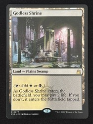 Godless Shrine #277 Ravnica Remastered MTG Rare Land