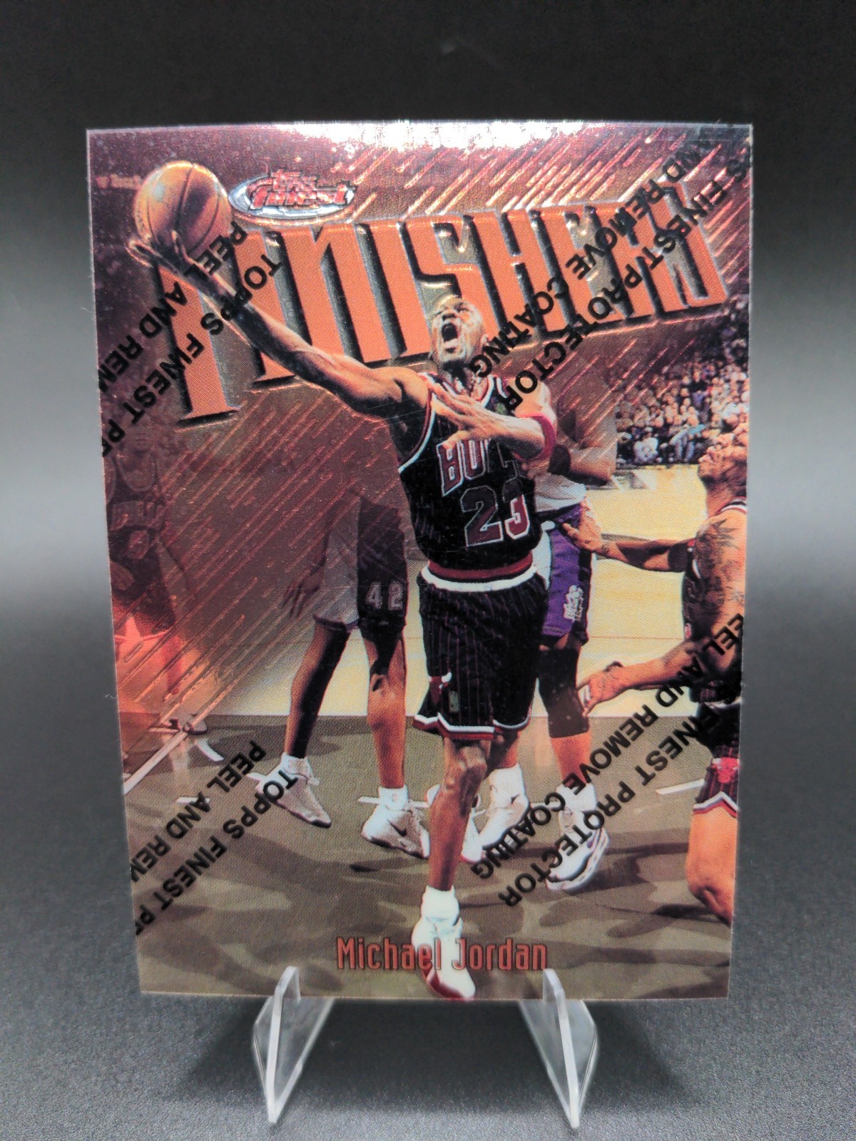 1997-98 Topps Finest - Common Bronze Michael Jordan #39