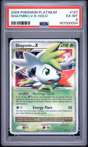 Shaymin LV.X graded PSA 6 for sale on eBay