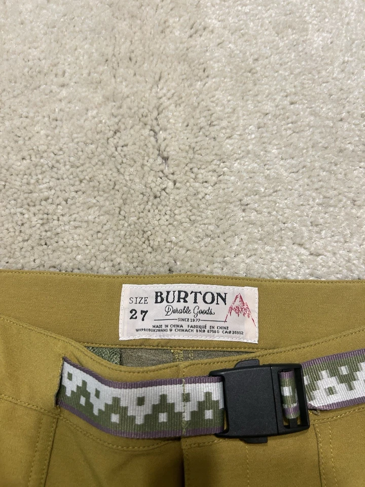 Pantalones elásticos Burton Chaseview para mujer 27 Evilo bolsillos con cinturón al aire libre Foto 3 de 4