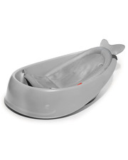 Skip Hop Infant Bath Tub 3-Stage Grow with Baby Smart Sling MOBY Bathtub Grey Ag
