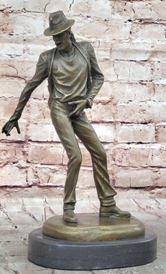 American Icon Michael Jackson Trophy Bronze Singer Memorabilia Sculpture Statue