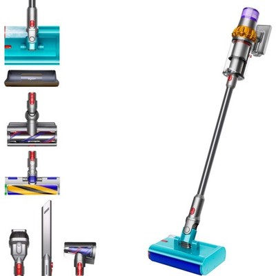 Dyson V15s Detect Submarine Stielsauger Nickel Satin Gelb/ Glanz Nickel